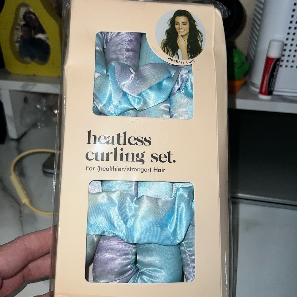 Heatless Curling Set in Blue and Purple